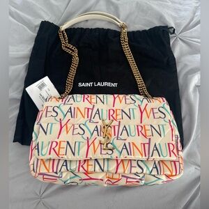 Saint Laurent silk shoulder bag